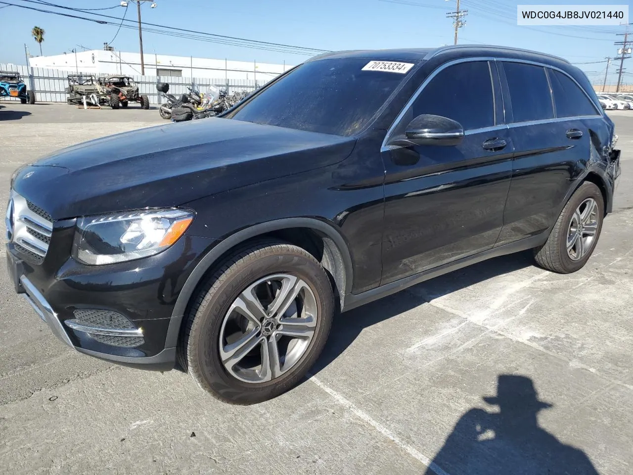 2018 Mercedes-Benz Glc 300 VIN: WDC0G4JB8JV021440 Lot: 70753334