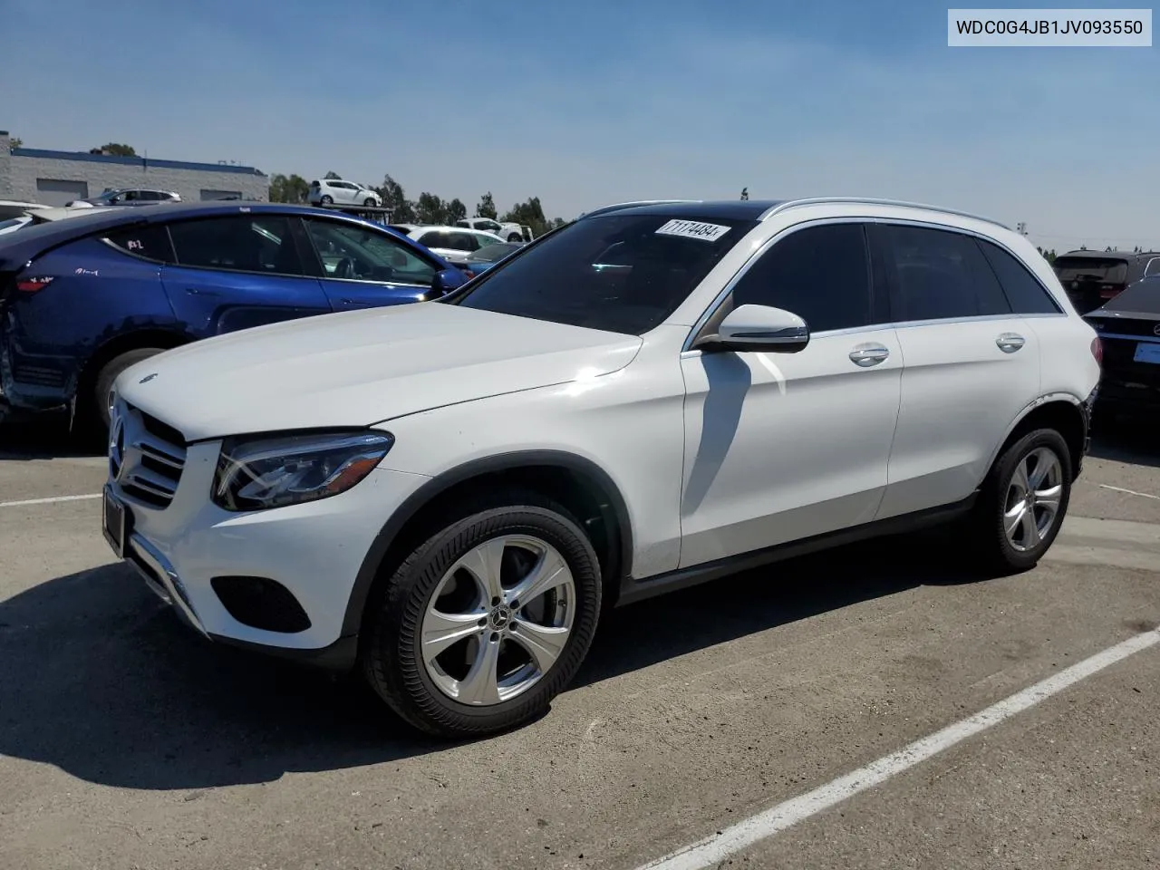 2018 Mercedes-Benz Glc 300 VIN: WDC0G4JB1JV093550 Lot: 71174484