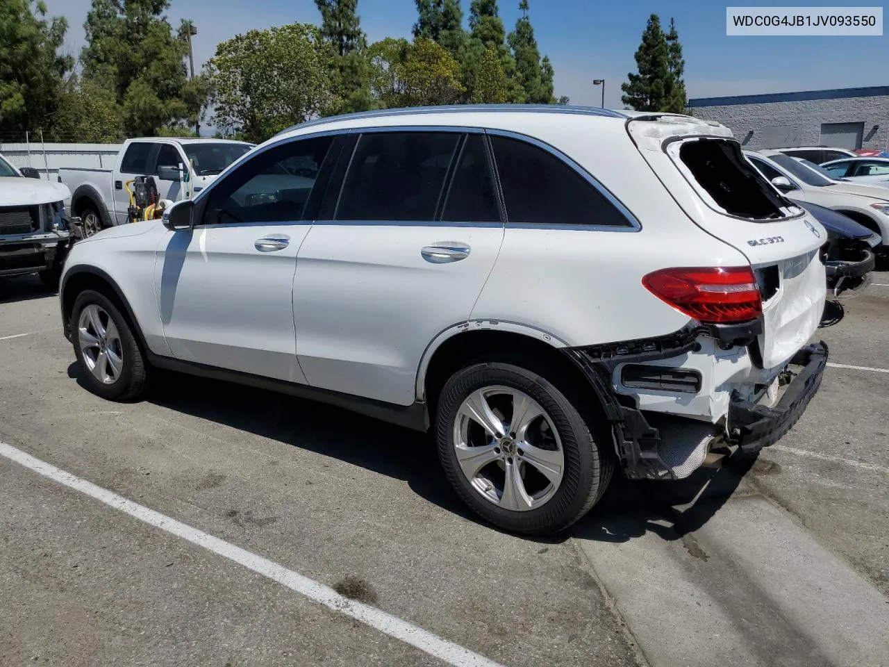 2018 Mercedes-Benz Glc 300 VIN: WDC0G4JB1JV093550 Lot: 71174484