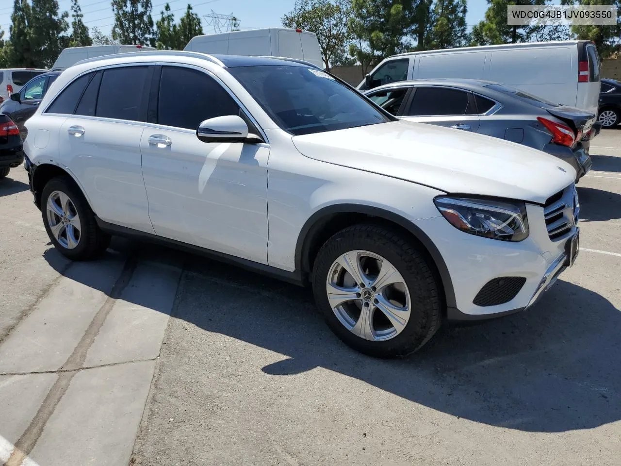 2018 Mercedes-Benz Glc 300 VIN: WDC0G4JB1JV093550 Lot: 71174484