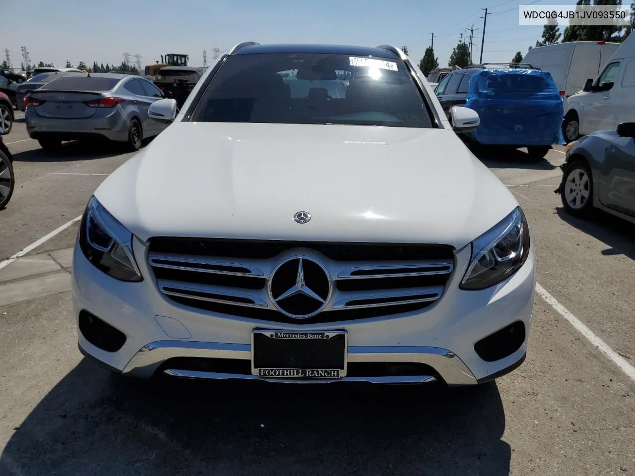 2018 Mercedes-Benz Glc 300 VIN: WDC0G4JB1JV093550 Lot: 71174484