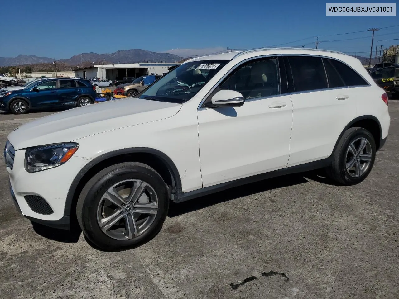 2018 Mercedes-Benz Glc 300 VIN: WDC0G4JBXJV031001 Lot: 71226704