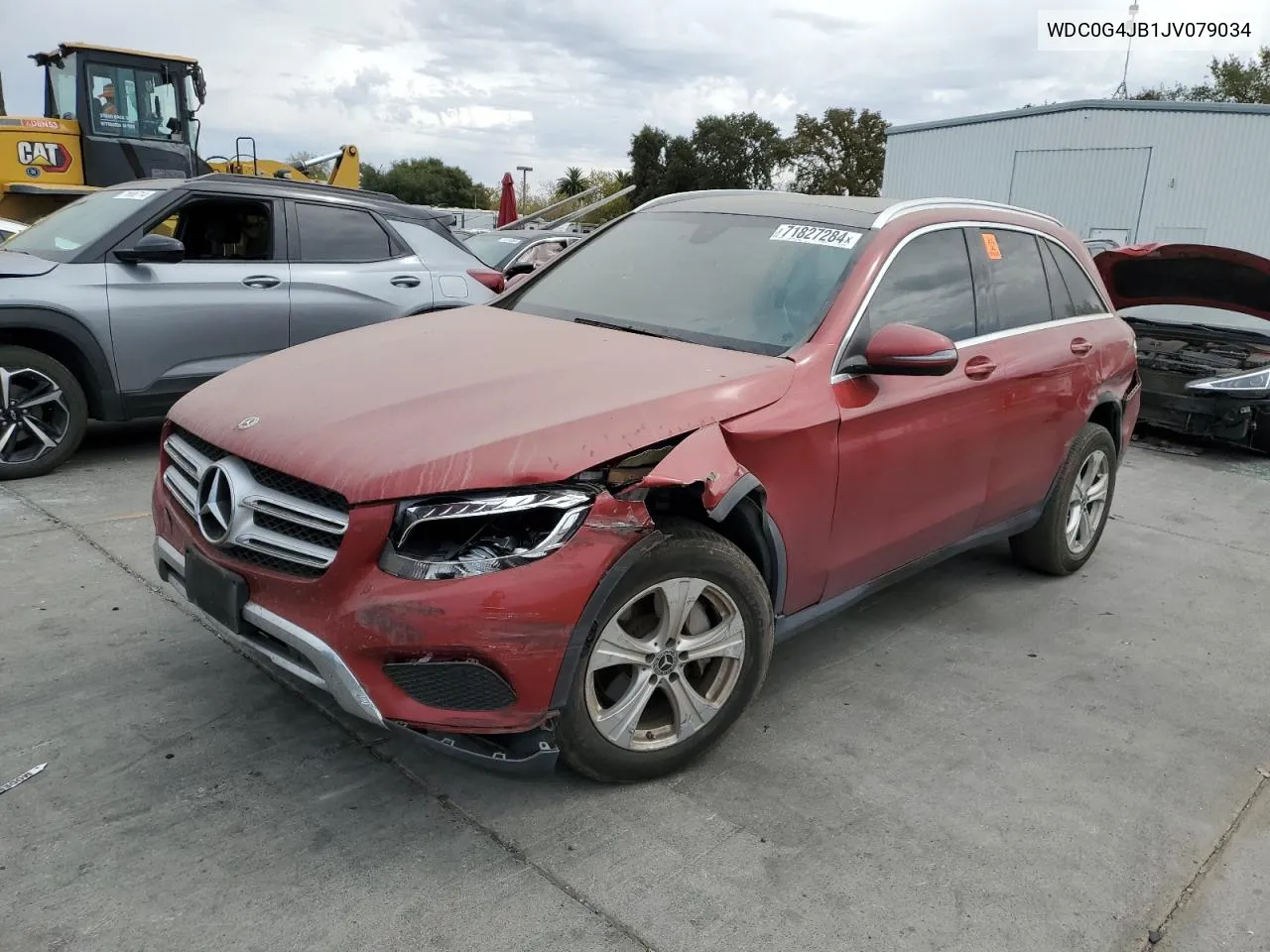 2018 Mercedes-Benz Glc 300 VIN: WDC0G4JB1JV079034 Lot: 71827284