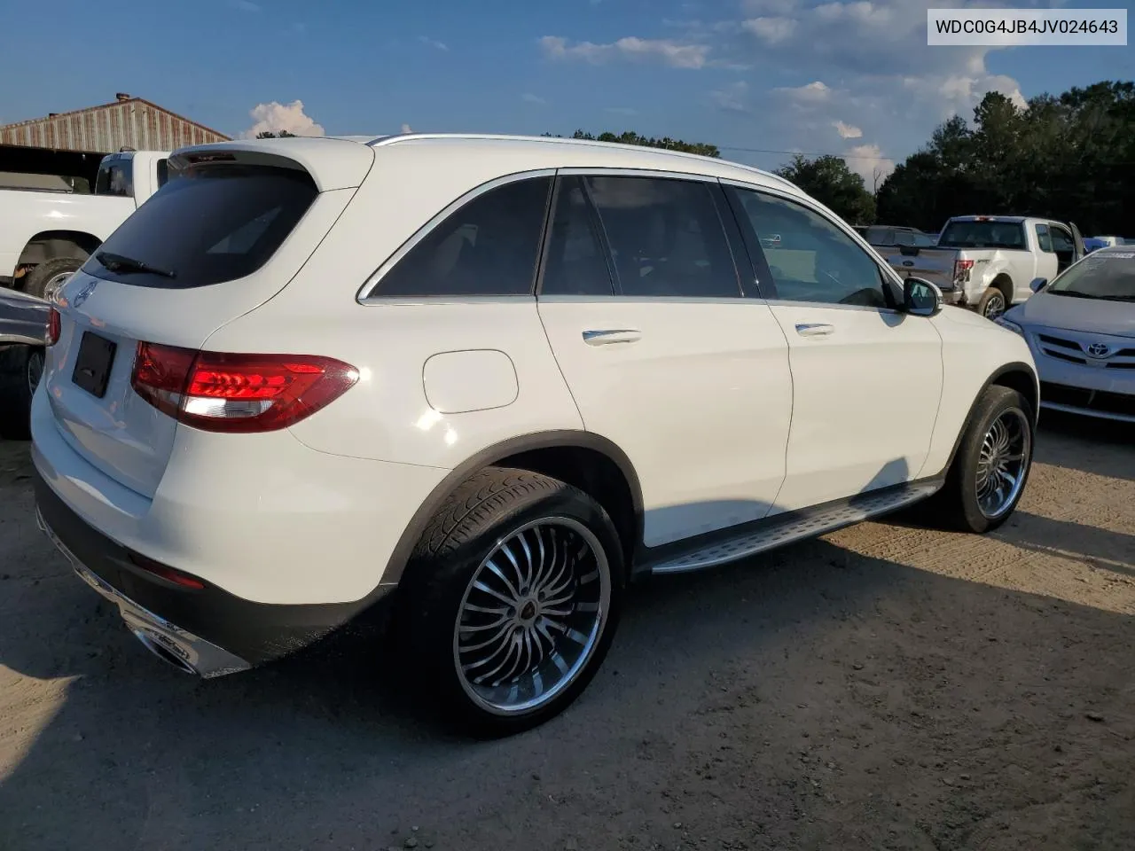 2018 Mercedes-Benz Glc 300 VIN: WDC0G4JB4JV024643 Lot: 72160994