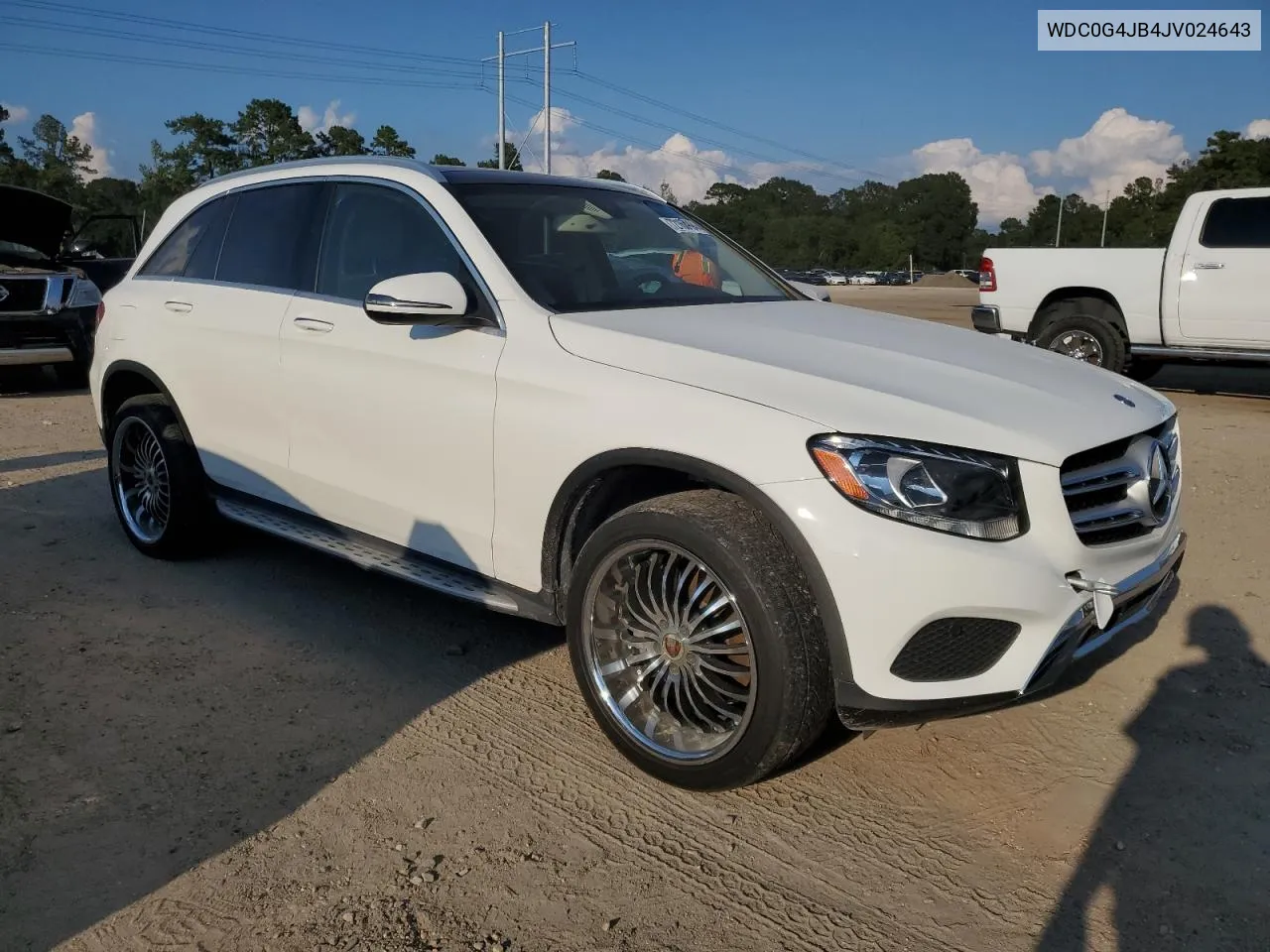 2018 Mercedes-Benz Glc 300 VIN: WDC0G4JB4JV024643 Lot: 72160994