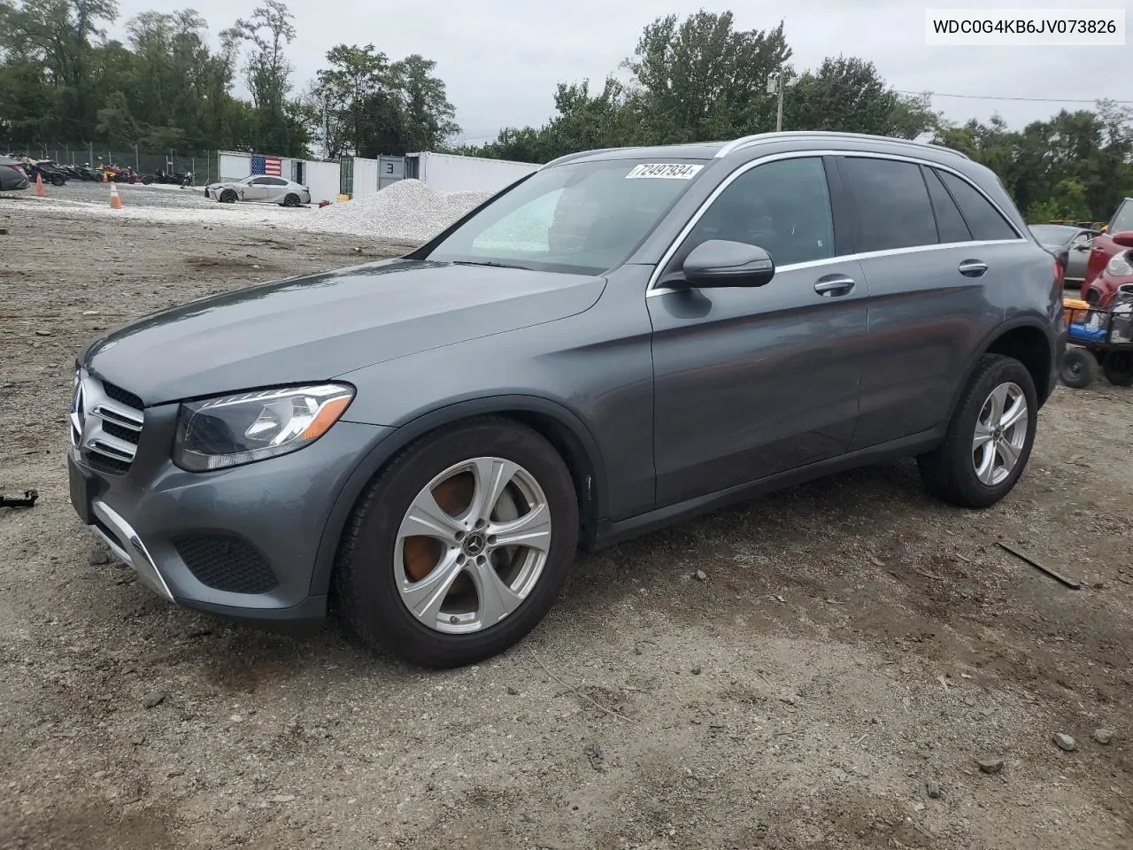 2018 Mercedes-Benz Glc 300 4Matic VIN: WDC0G4KB6JV073826 Lot: 72497934