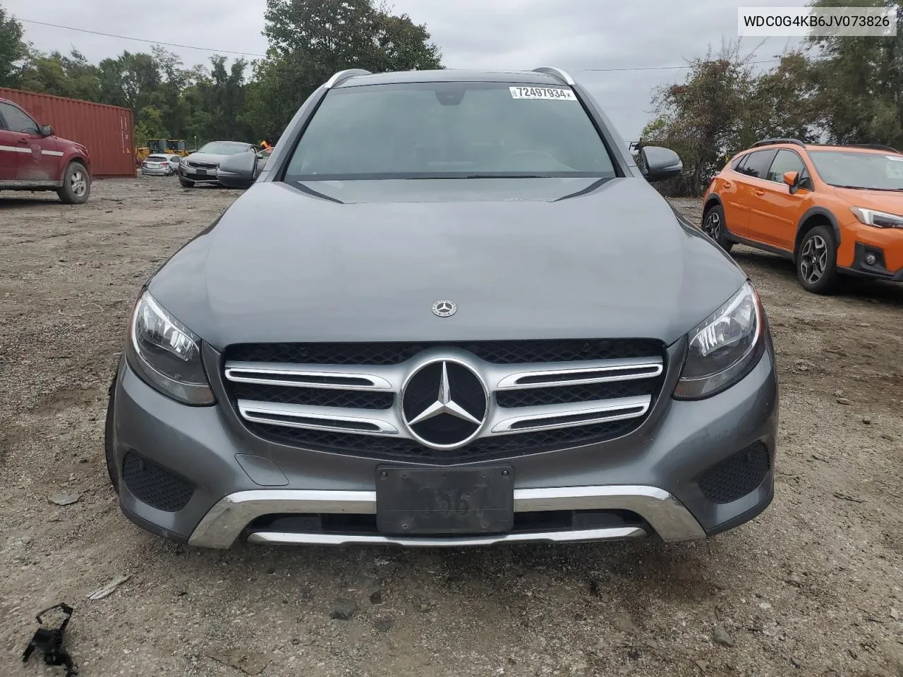 2018 Mercedes-Benz Glc 300 4Matic VIN: WDC0G4KB6JV073826 Lot: 72497934