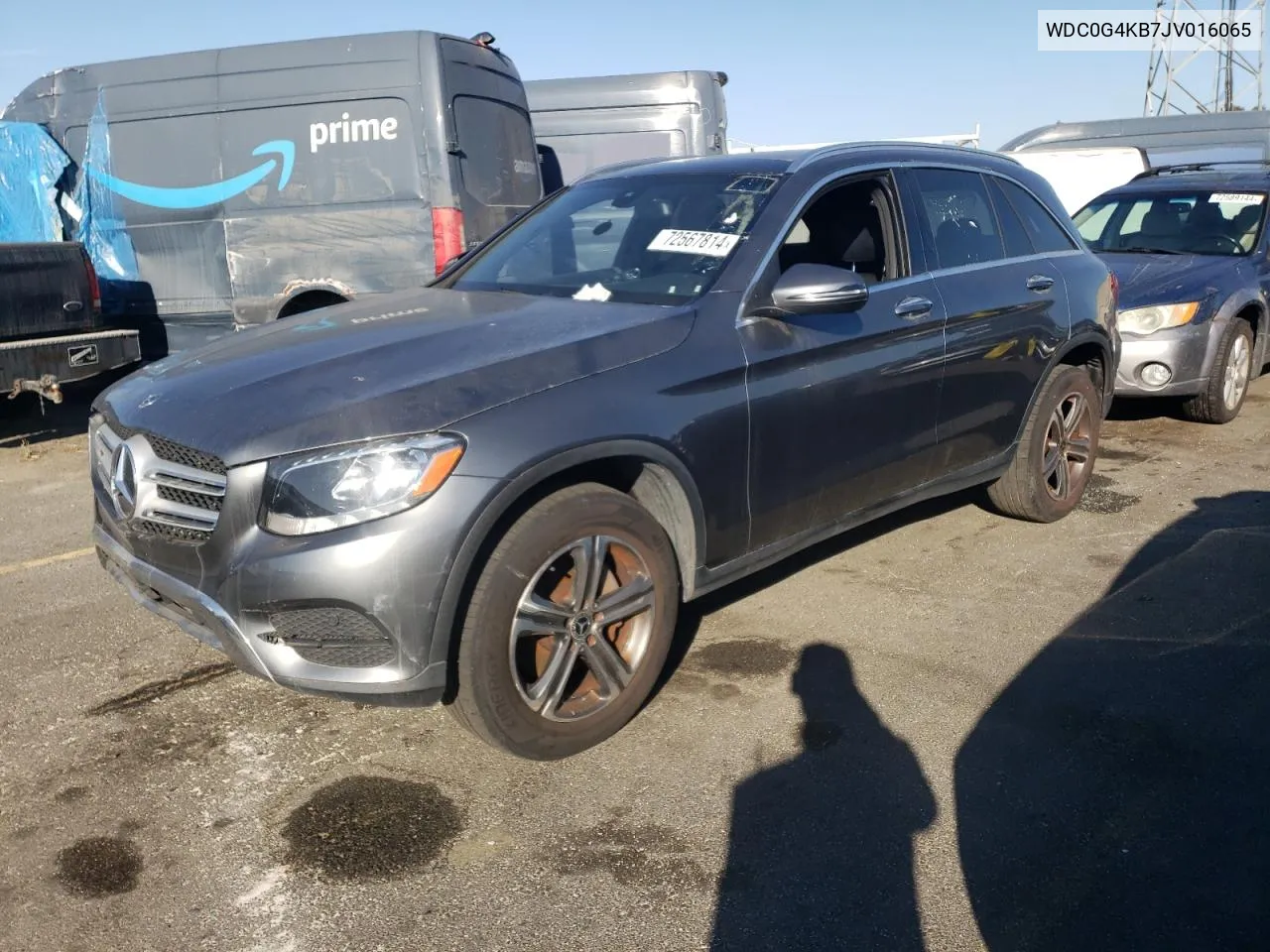 2018 Mercedes-Benz Glc 300 4Matic VIN: WDC0G4KB7JV016065 Lot: 72567814