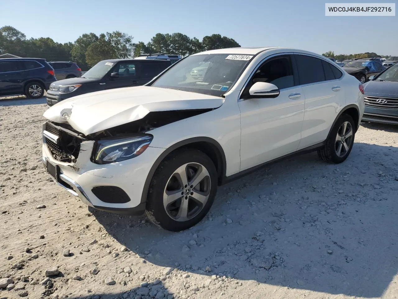 2018 Mercedes-Benz Glc Coupe 300 4Matic VIN: WDC0J4KB4JF292716 Lot: 72577874