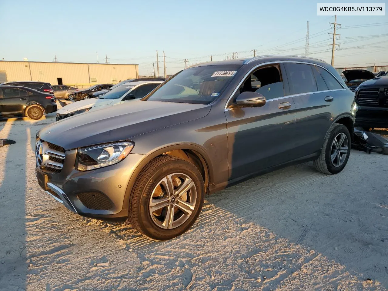 2018 Mercedes-Benz Glc 300 4Matic VIN: WDC0G4KB5JV113779 Lot: 72739694