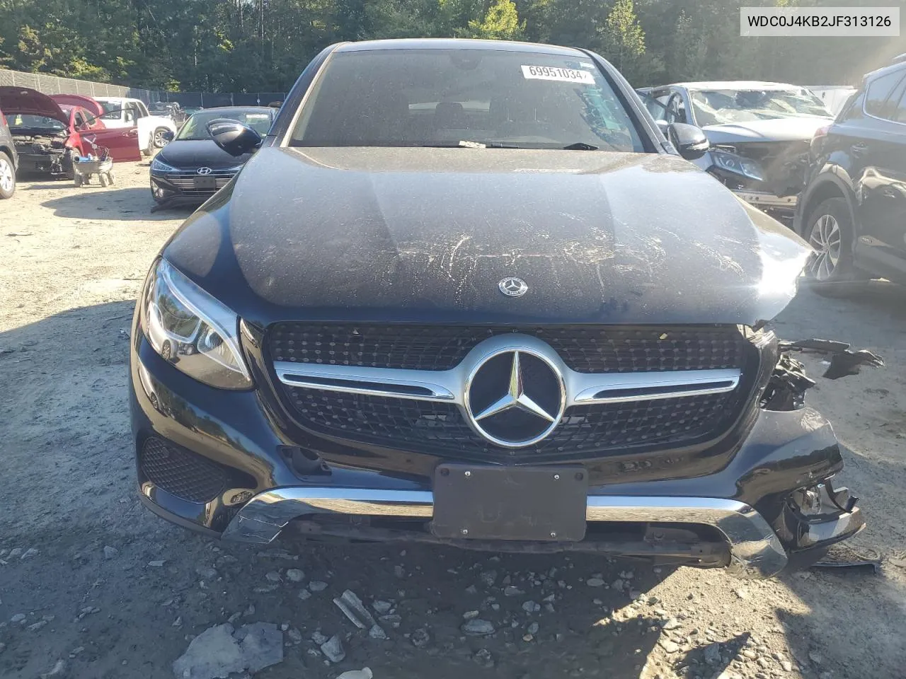 2018 Mercedes-Benz Glc Coupe 300 4Matic VIN: WDC0J4KB2JF313126 Lot: 72895544