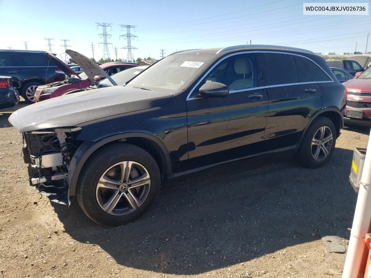 2018 Mercedes-Benz Glc 300 VIN: WDC0G4JBXJV026736 Lot: 73120854