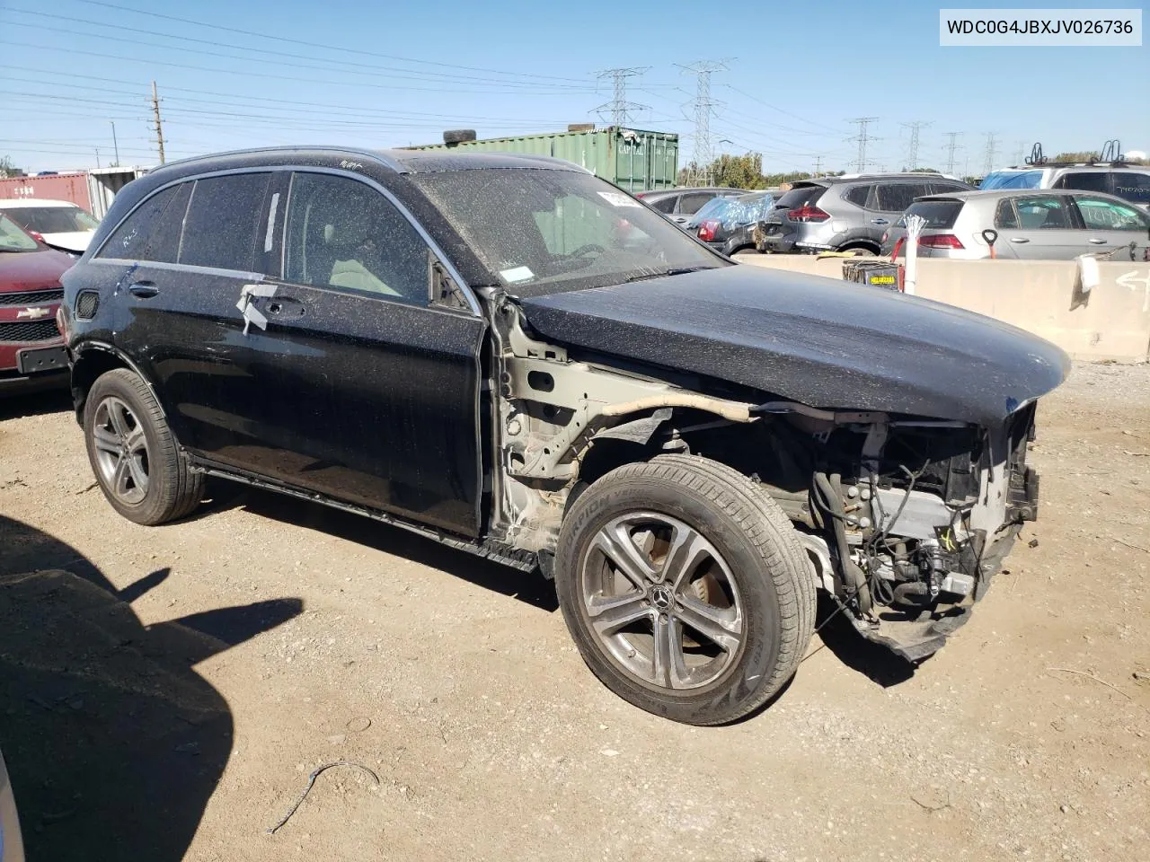 2018 Mercedes-Benz Glc 300 VIN: WDC0G4JBXJV026736 Lot: 73120854