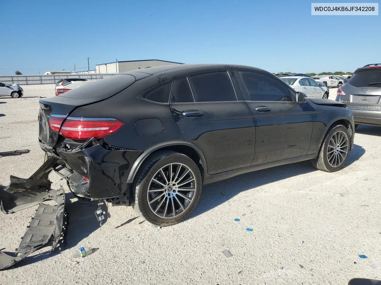 2018 Mercedes-Benz Glc Coupe 300 4Matic VIN: WDC0J4KB6JF342208 Lot: 73371414