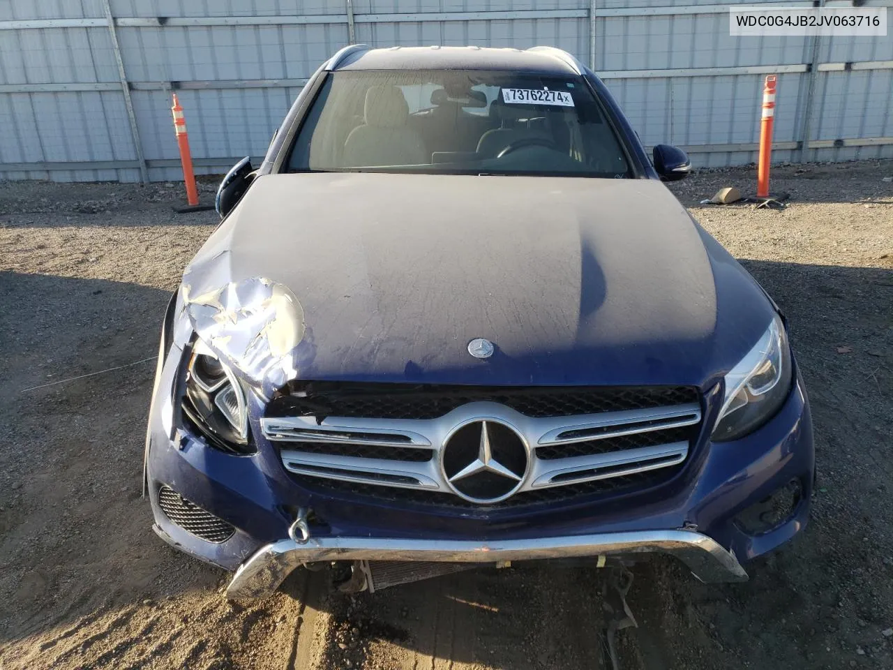 2018 Mercedes-Benz Glc 300 VIN: WDC0G4JB2JV063716 Lot: 73762274