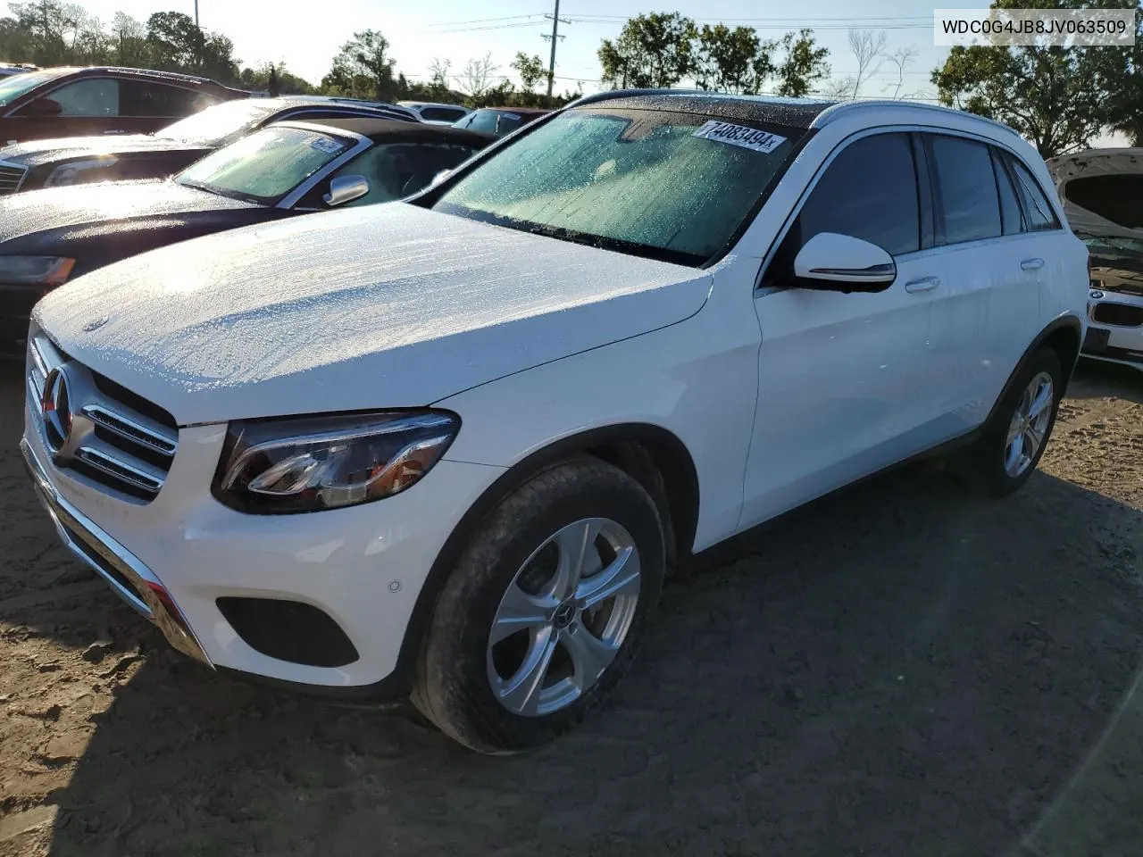 2018 Mercedes-Benz Glc 300 VIN: WDC0G4JB8JV063509 Lot: 74083494