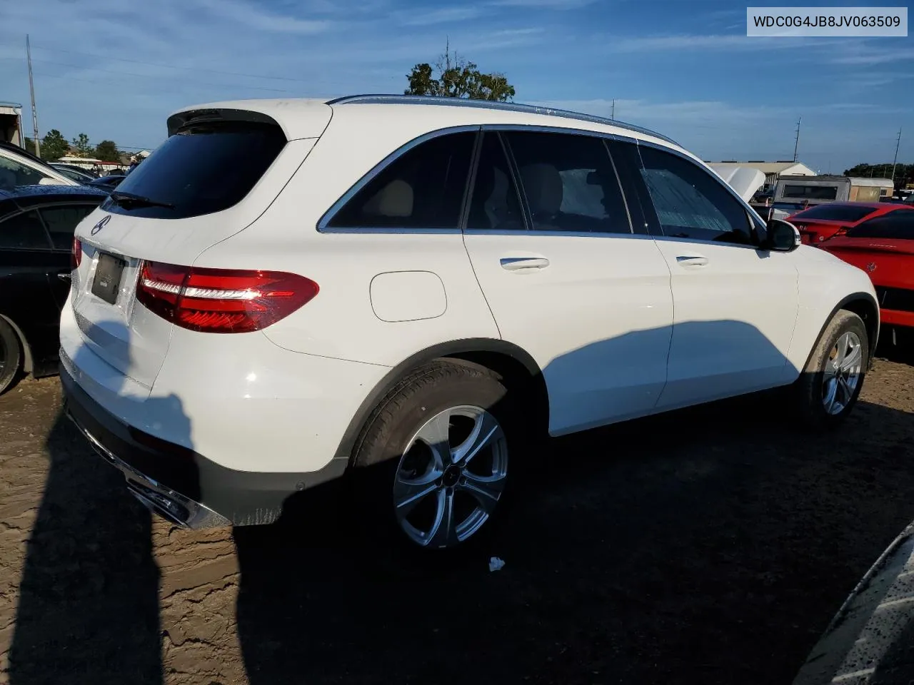 2018 Mercedes-Benz Glc 300 VIN: WDC0G4JB8JV063509 Lot: 74083494