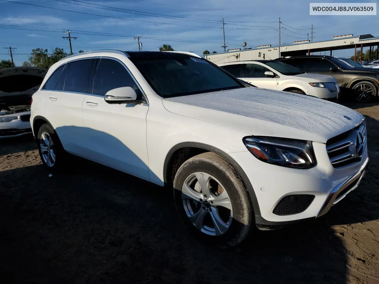 2018 Mercedes-Benz Glc 300 VIN: WDC0G4JB8JV063509 Lot: 74083494