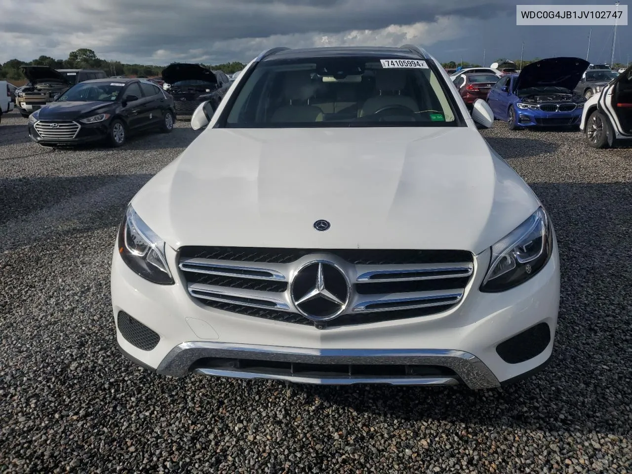 2018 Mercedes-Benz Glc 300 VIN: WDC0G4JB1JV102747 Lot: 74105994