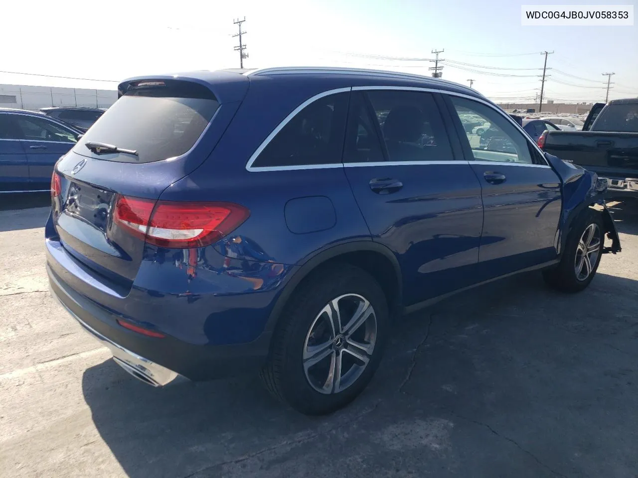 2018 Mercedes-Benz Glc 300 VIN: WDC0G4JB0JV058353 Lot: 74131844