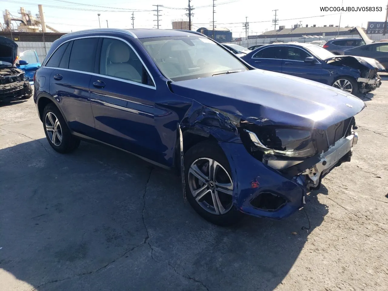 2018 Mercedes-Benz Glc 300 VIN: WDC0G4JB0JV058353 Lot: 74131844