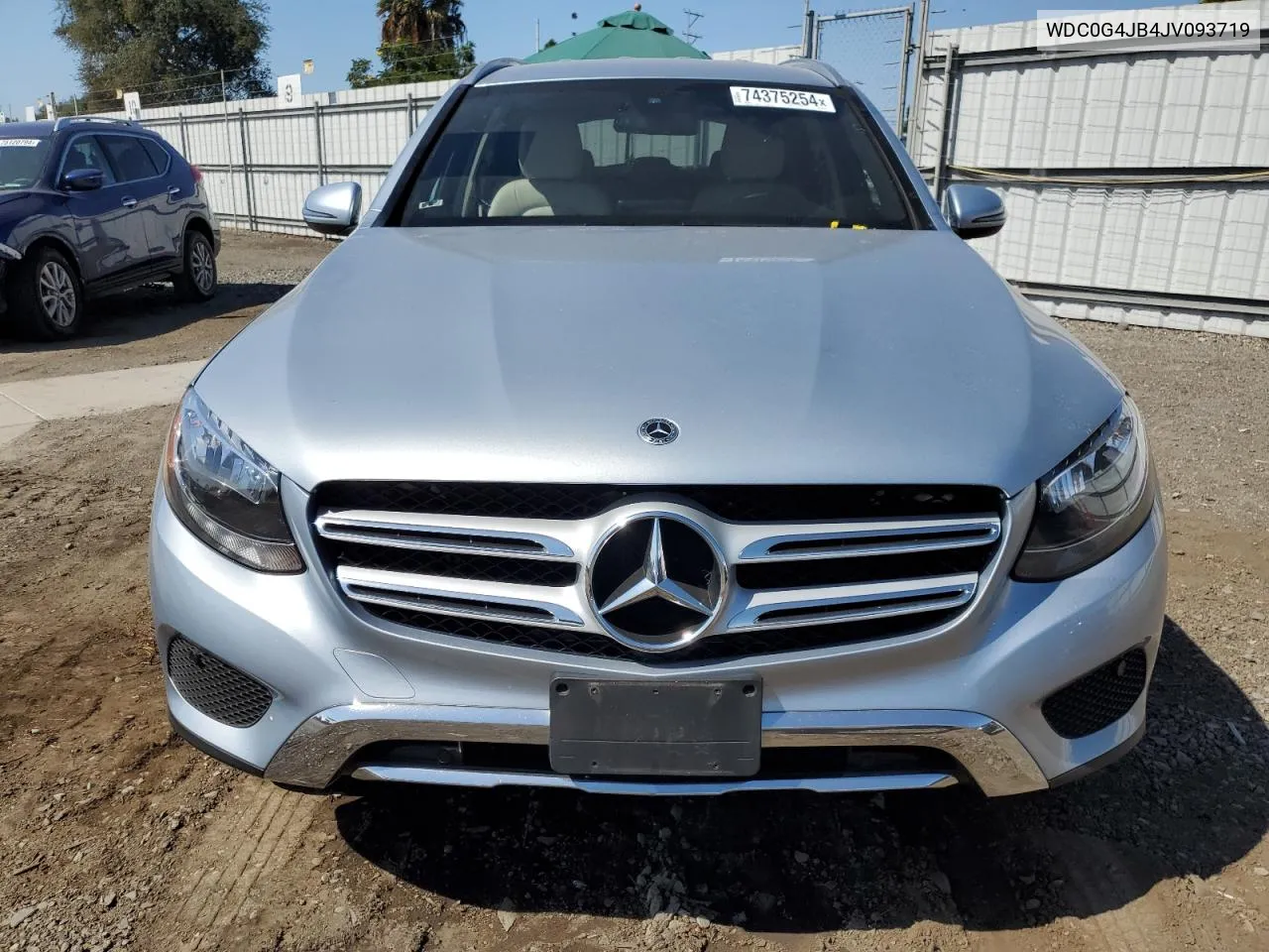 2018 Mercedes-Benz Glc 300 VIN: WDC0G4JB4JV093719 Lot: 74375254