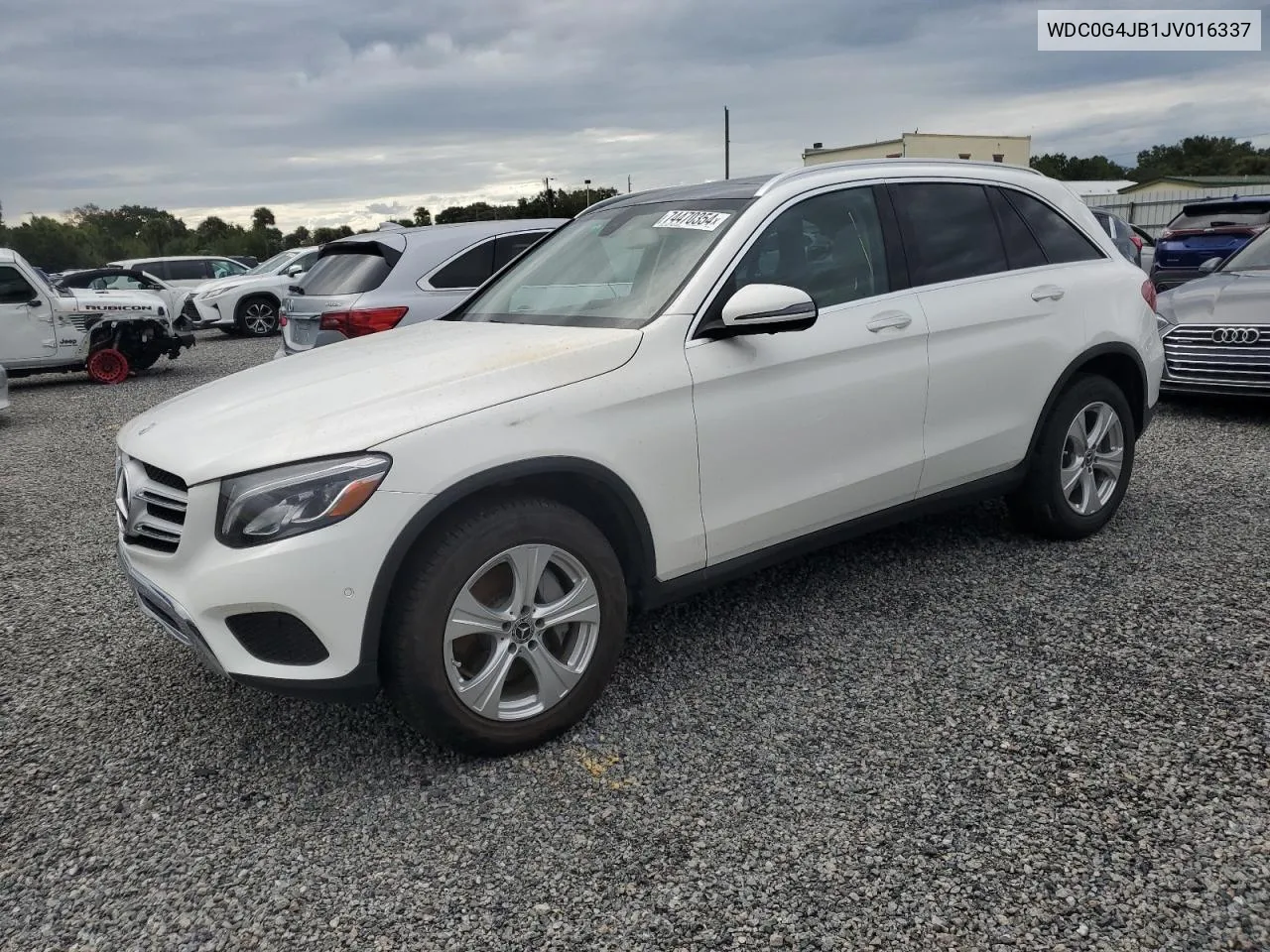 2018 Mercedes-Benz Glc 300 VIN: WDC0G4JB1JV016337 Lot: 74470354