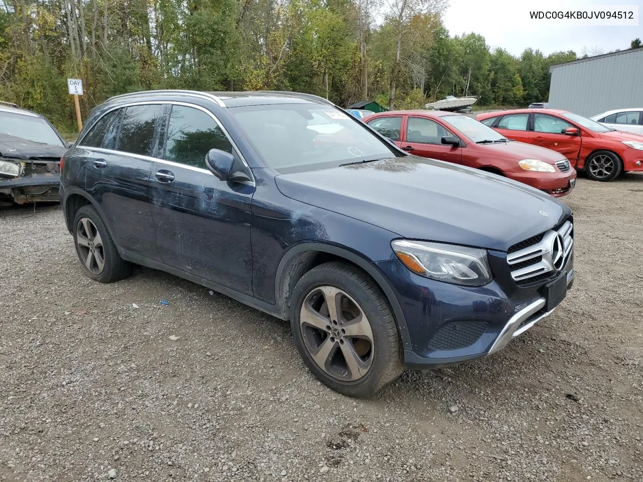 2018 Mercedes-Benz Glc 300 4Matic VIN: WDC0G4KB0JV094512 Lot: 74774534