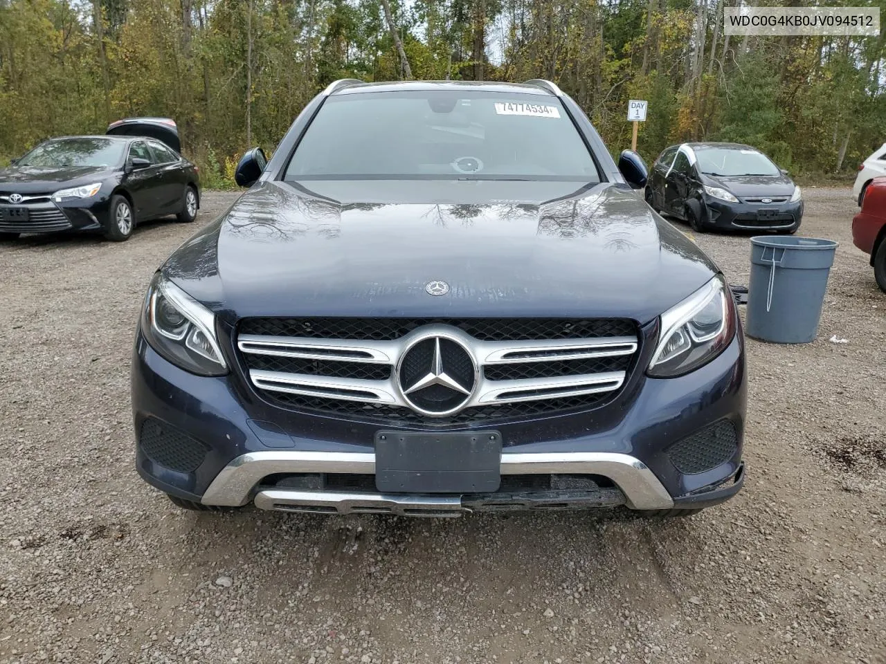 2018 Mercedes-Benz Glc 300 4Matic VIN: WDC0G4KB0JV094512 Lot: 74774534