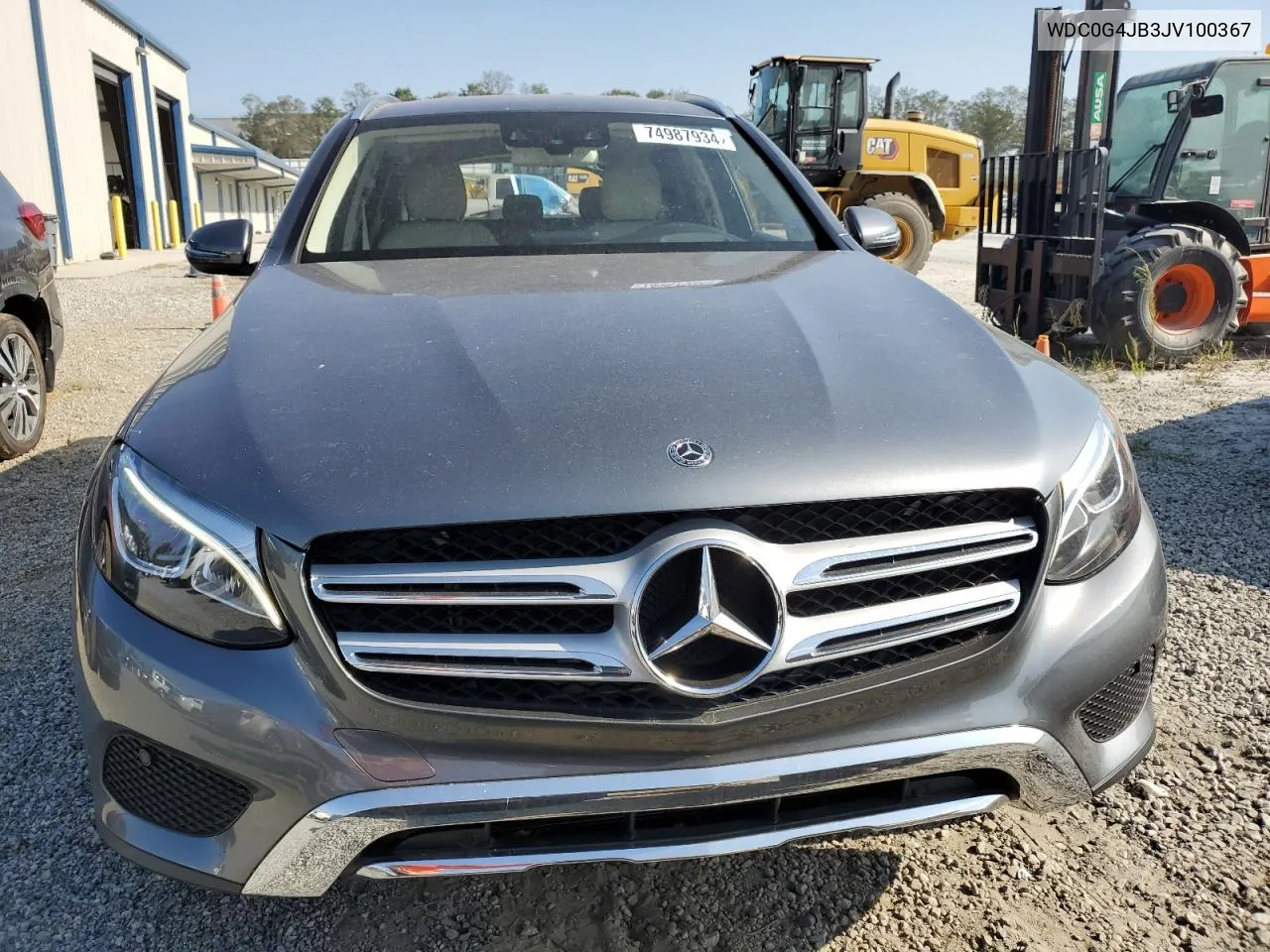 2018 Mercedes-Benz Glc 300 VIN: WDC0G4JB3JV100367 Lot: 74987934