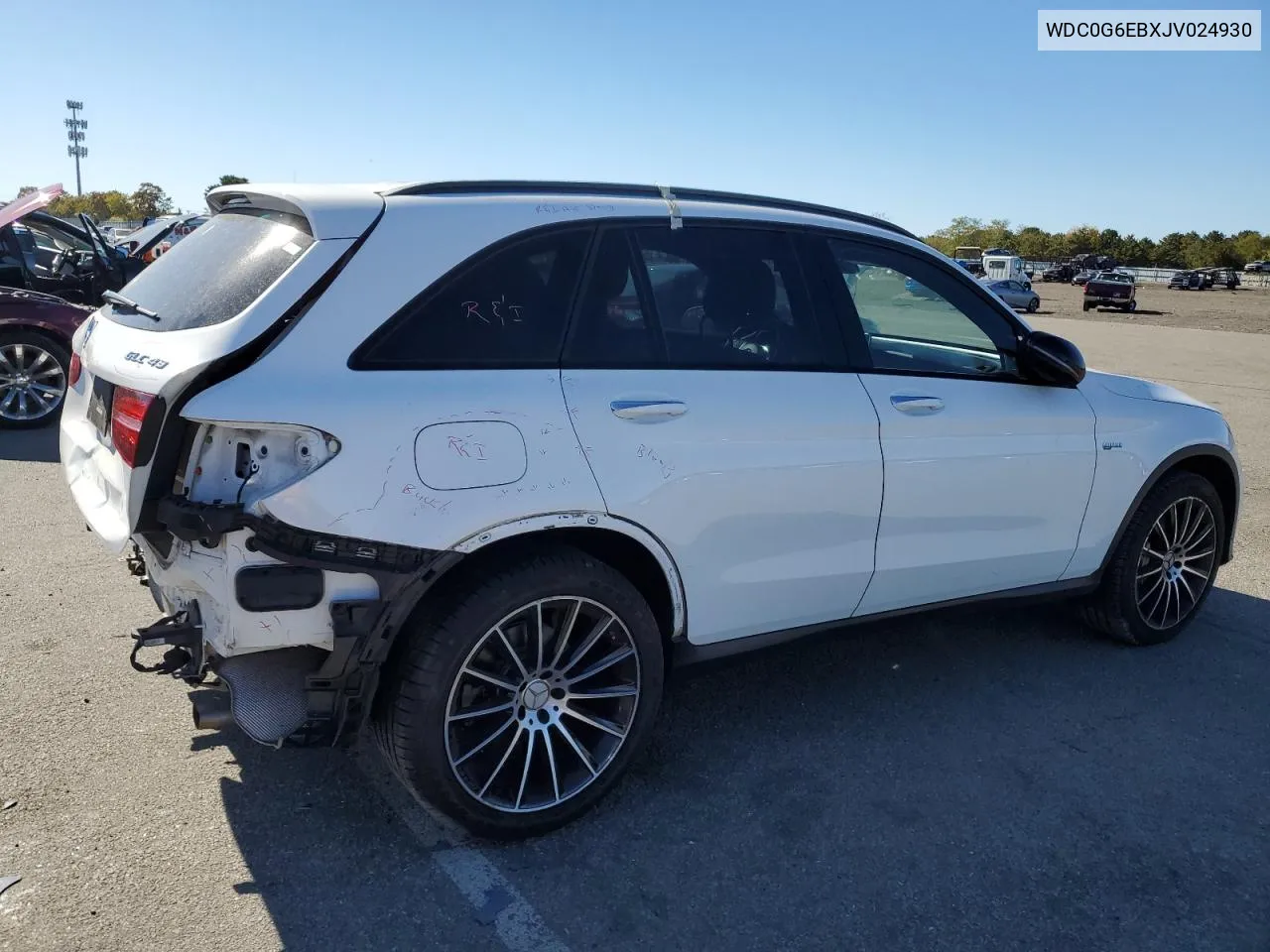 2018 Mercedes-Benz Glc 43 4Matic Amg VIN: WDC0G6EBXJV024930 Lot: 75635674