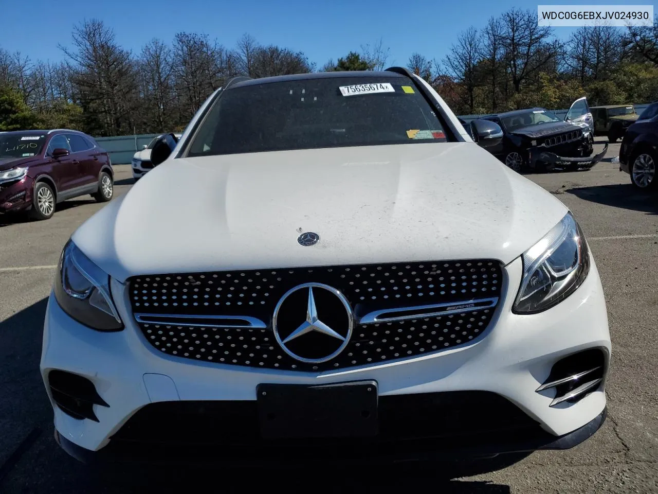 2018 Mercedes-Benz Glc 43 4Matic Amg VIN: WDC0G6EBXJV024930 Lot: 75635674