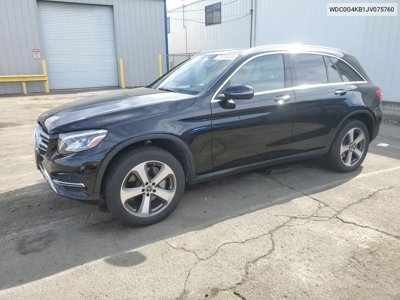 2018 Mercedes-Benz Glc 300 4Matic VIN: WDC0G4KB1JV075760 Lot: 75718134