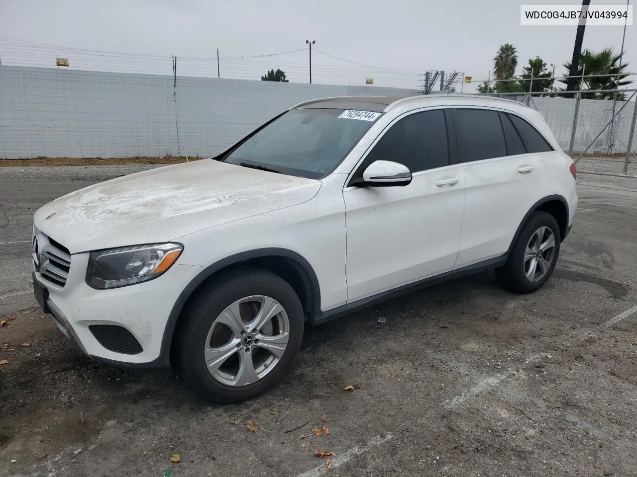 2018 Mercedes-Benz Glc 300 VIN: WDC0G4JB7JV043994 Lot: 76294744