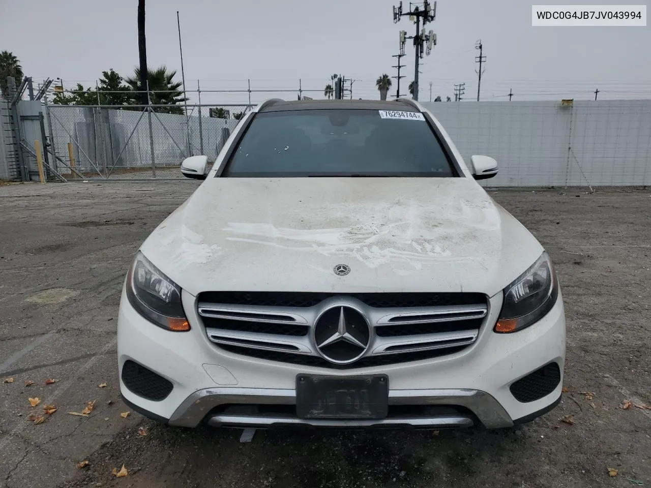 2018 Mercedes-Benz Glc 300 VIN: WDC0G4JB7JV043994 Lot: 76294744