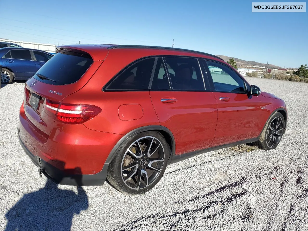 2018 Mercedes-Benz Glc 43 4Matic Amg VIN: WDC0G6EB2JF387037 Lot: 76803634