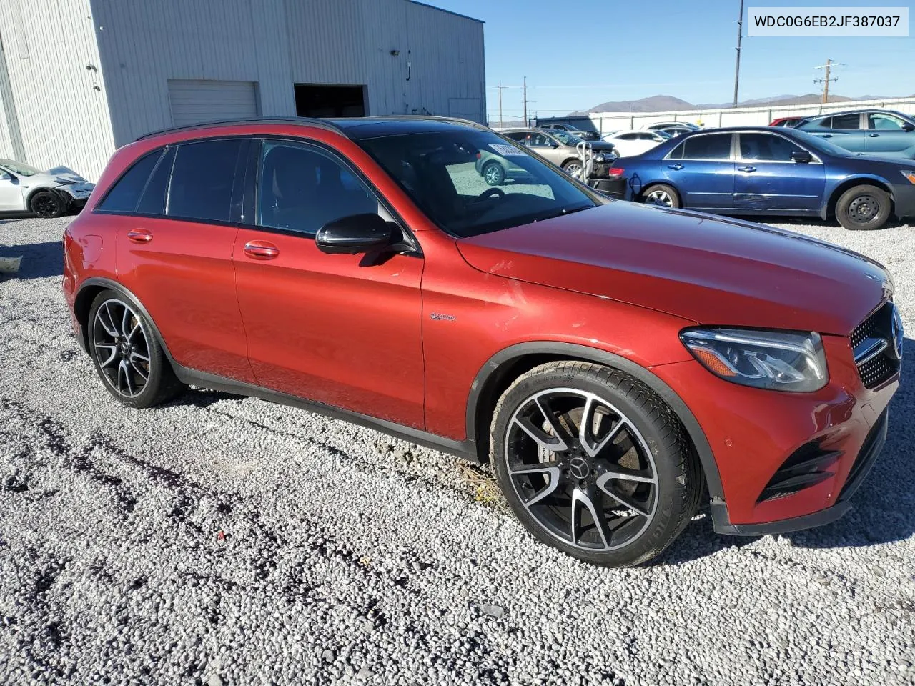 2018 Mercedes-Benz Glc 43 4Matic Amg VIN: WDC0G6EB2JF387037 Lot: 76803634