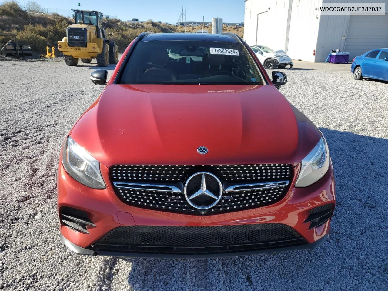 2018 Mercedes-Benz Glc 43 4Matic Amg VIN: WDC0G6EB2JF387037 Lot: 76803634