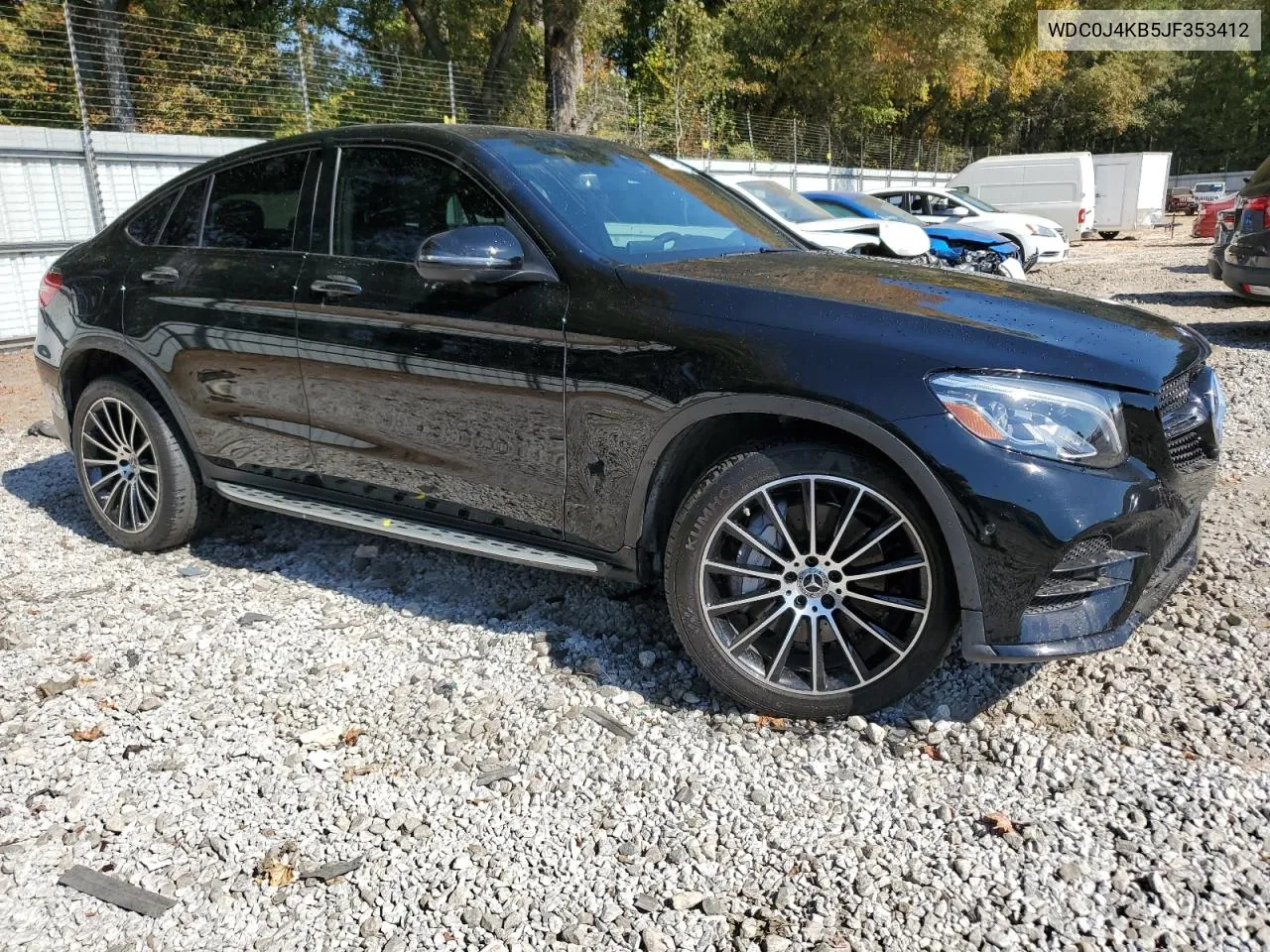 2018 Mercedes-Benz Glc Coupe 300 4Matic VIN: WDC0J4KB5JF353412 Lot: 77477424