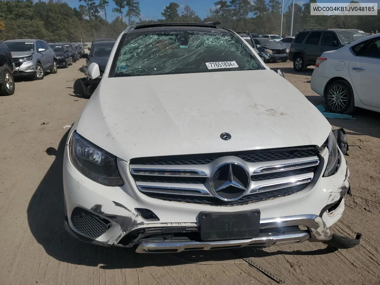 2018 Mercedes-Benz Glc 300 4Matic VIN: WDC0G4KB1JV048185 Lot: 77651834