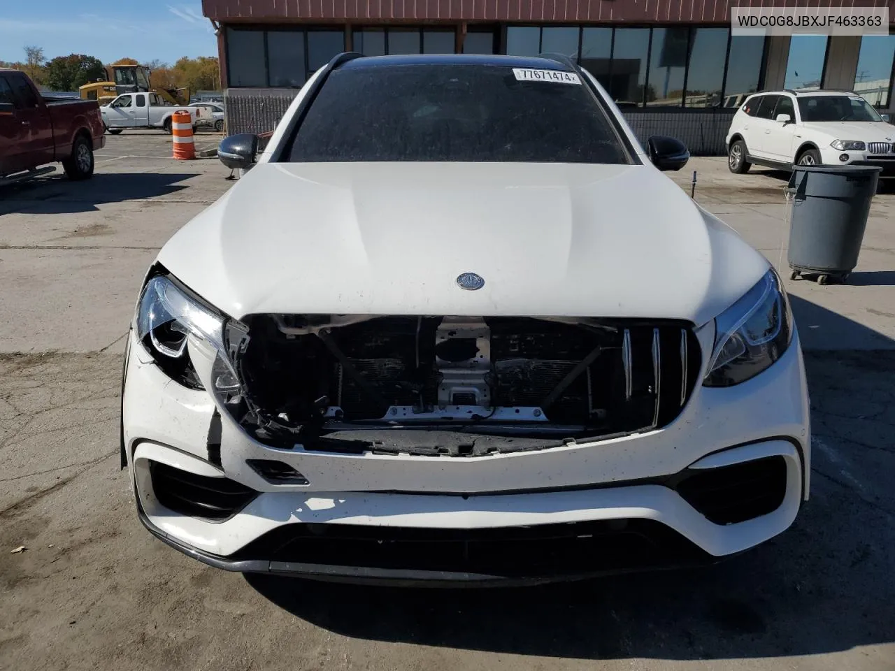 2018 Mercedes-Benz Glc 63 4Matic Amg VIN: WDC0G8JBXJF463363 Lot: 77671474