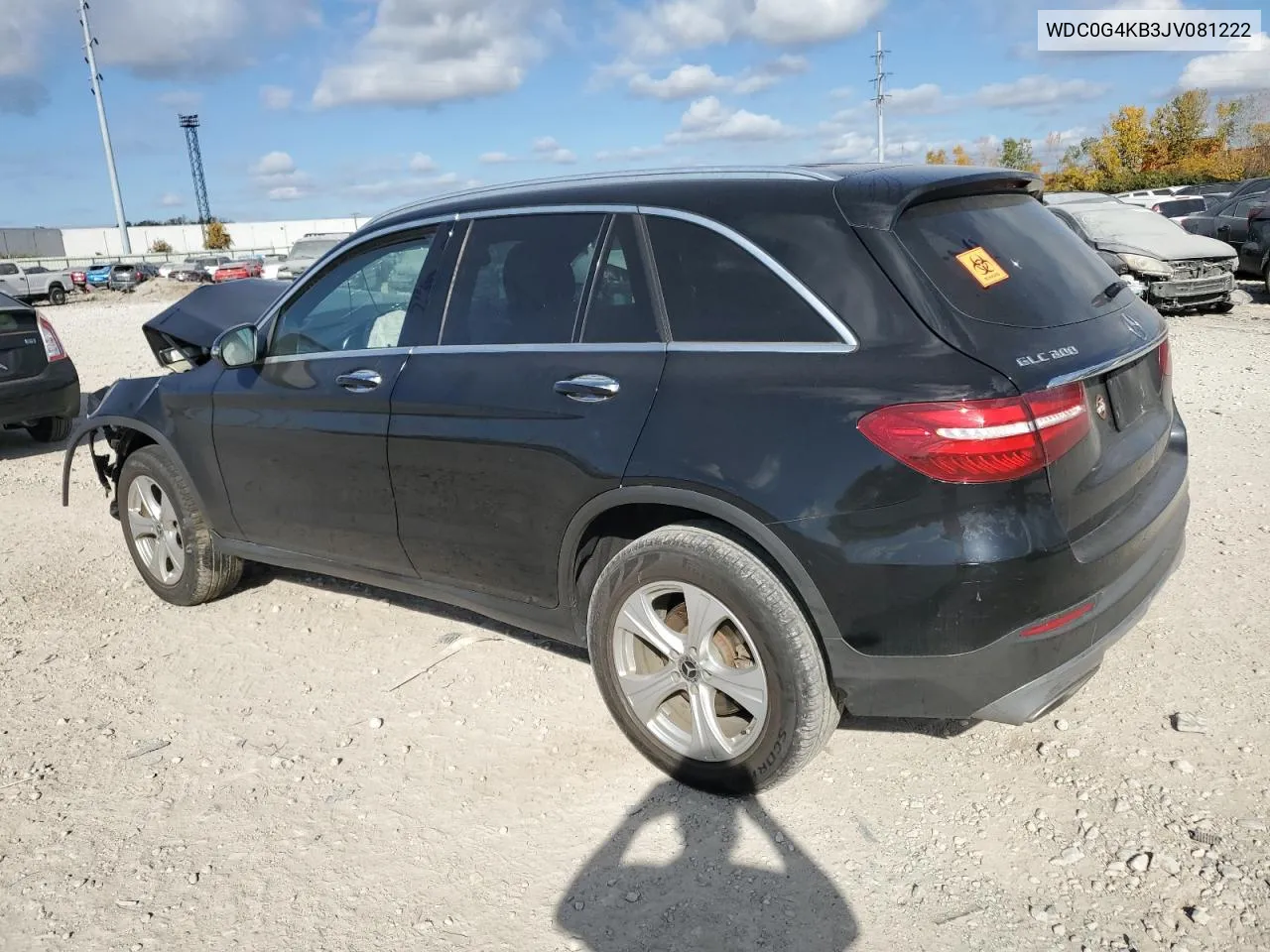 2018 Mercedes-Benz Glc 300 4Matic VIN: WDC0G4KB3JV081222 Lot: 77758854