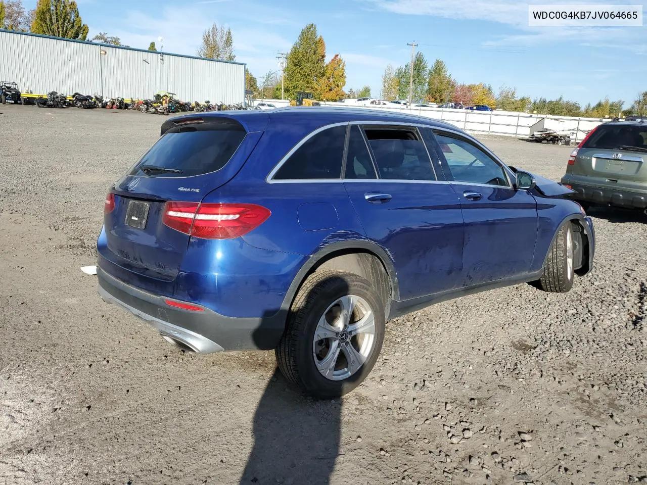 2018 Mercedes-Benz Glc 300 4Matic VIN: WDC0G4KB7JV064665 Lot: 77900174