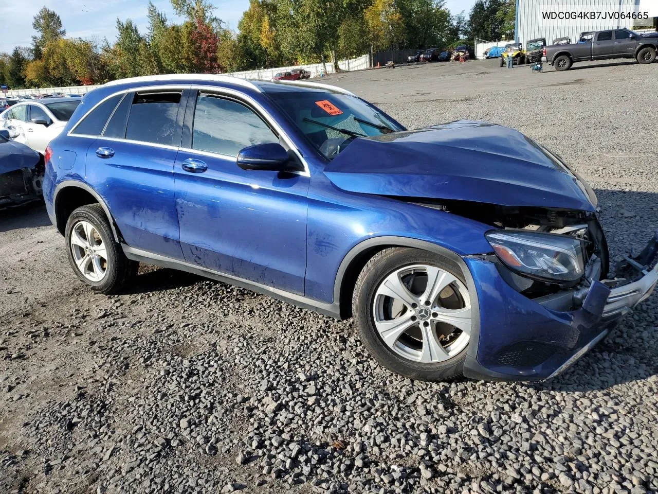 2018 Mercedes-Benz Glc 300 4Matic VIN: WDC0G4KB7JV064665 Lot: 77900174