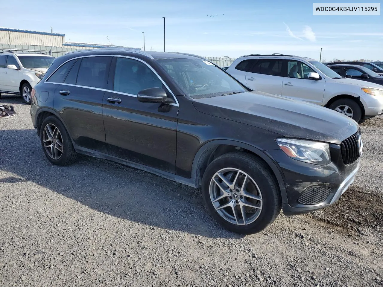 2018 Mercedes-Benz Glc 300 4Matic VIN: WDC0G4KB4JV115295 Lot: 77934374