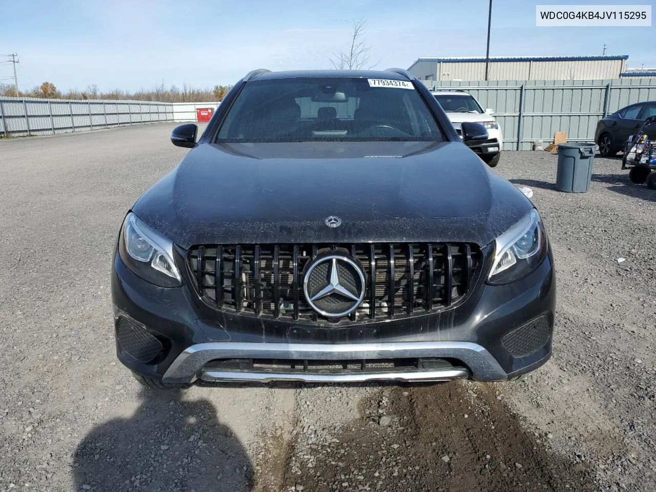 2018 Mercedes-Benz Glc 300 4Matic VIN: WDC0G4KB4JV115295 Lot: 77934374