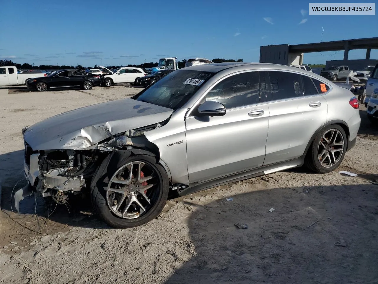 2018 Mercedes-Benz Glc Coupe 63 S 4Matic Amg VIN: WDC0J8KB8JF435724 Lot: 77954594