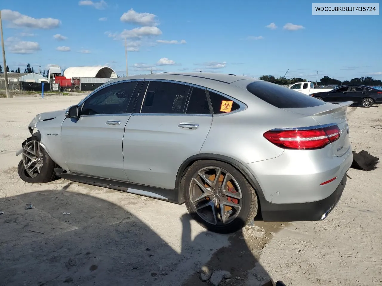 2018 Mercedes-Benz Glc Coupe 63 S 4Matic Amg VIN: WDC0J8KB8JF435724 Lot: 77954594