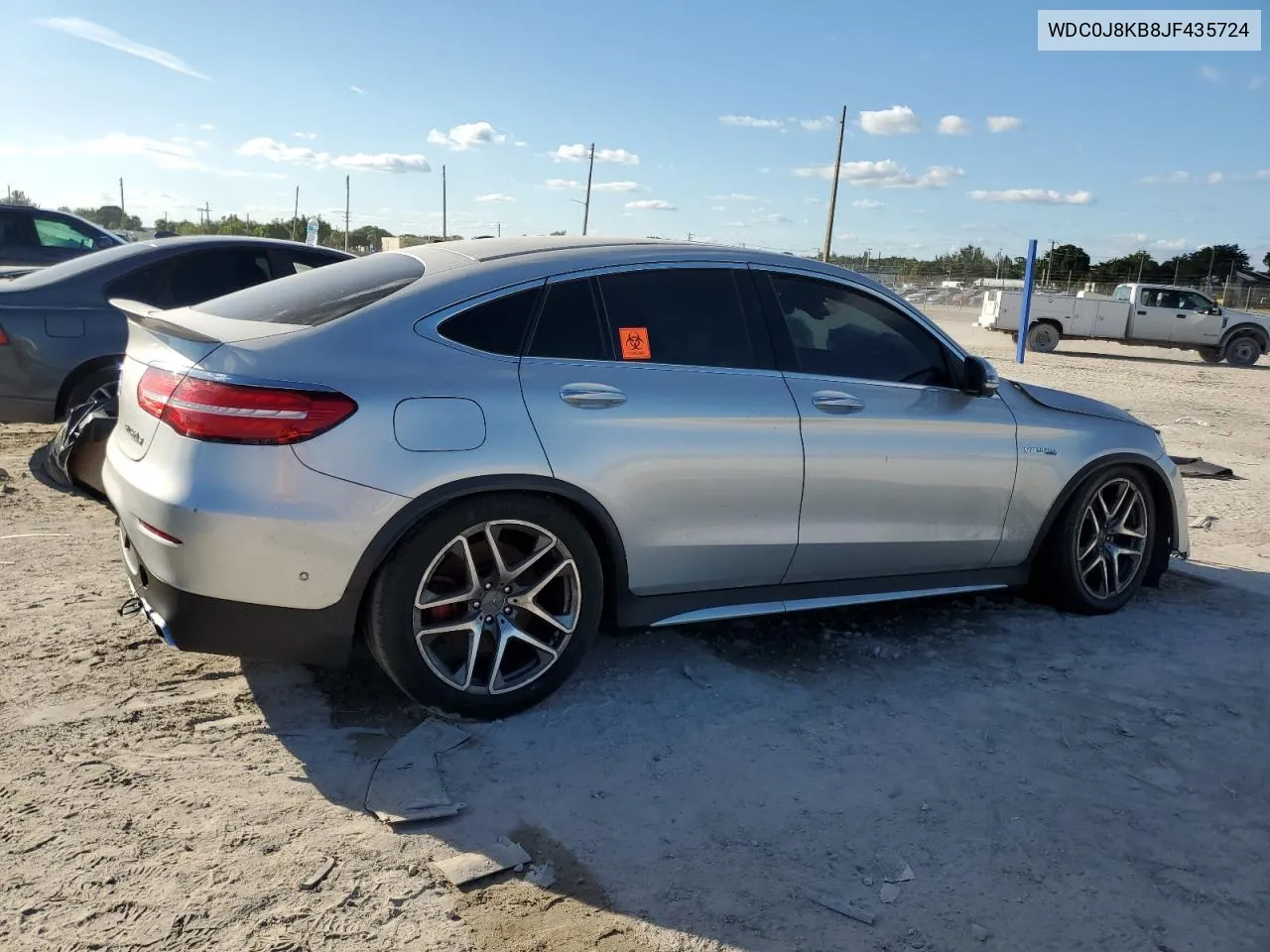 2018 Mercedes-Benz Glc Coupe 63 S 4Matic Amg VIN: WDC0J8KB8JF435724 Lot: 77954594