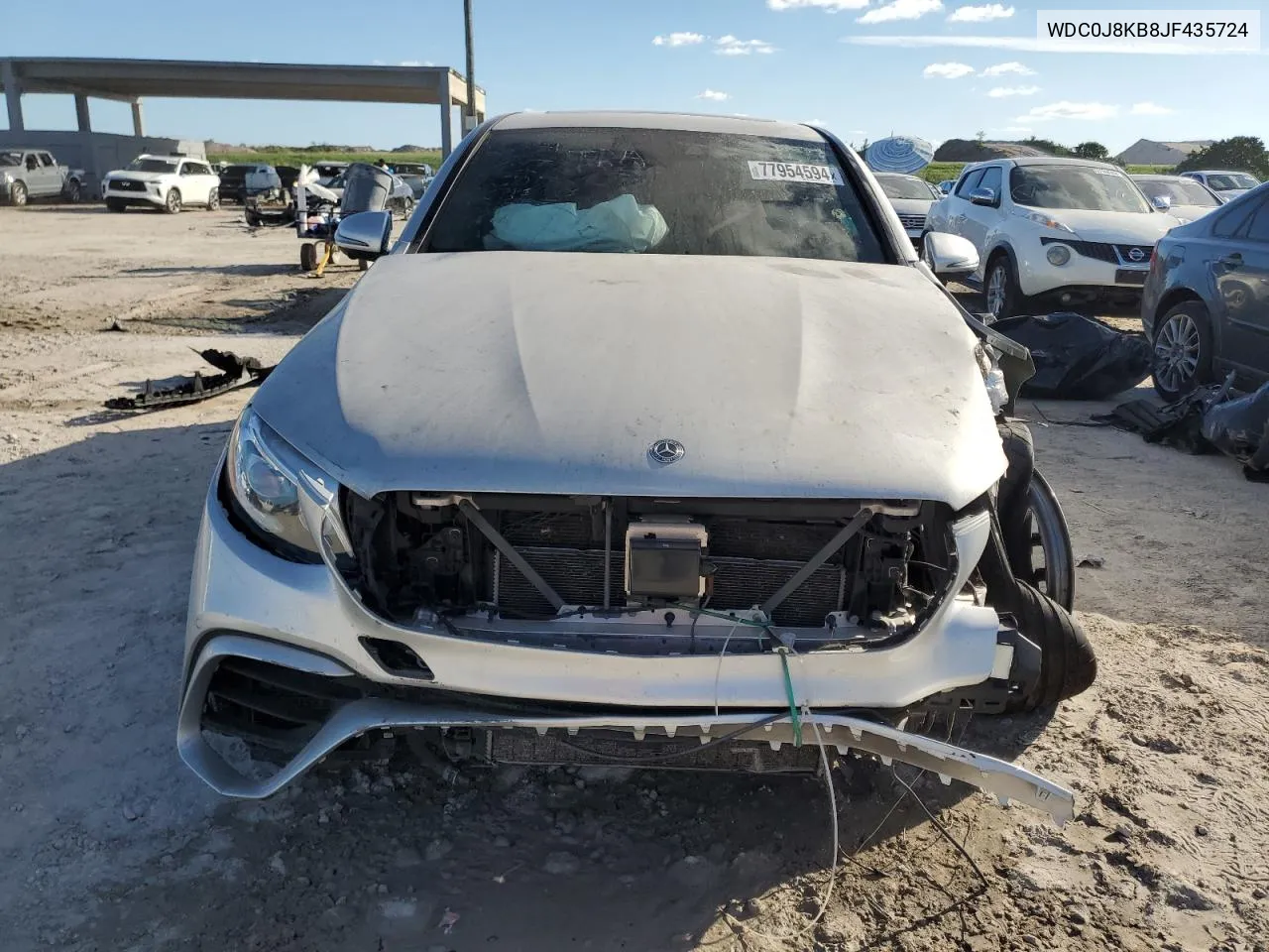 2018 Mercedes-Benz Glc Coupe 63 S 4Matic Amg VIN: WDC0J8KB8JF435724 Lot: 77954594